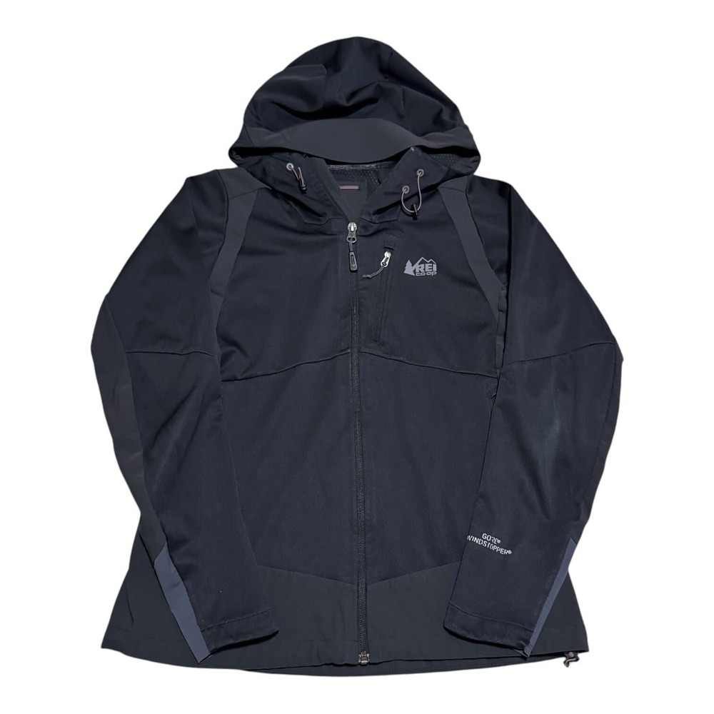 REI Co-Op Gore Windstopper 100% Polyester Full Zip Lightweight Jacket Women's M